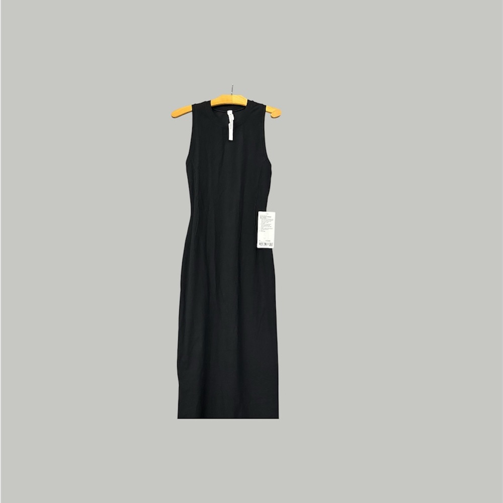 lululemon athletica Black Sleeveless Midi Dress